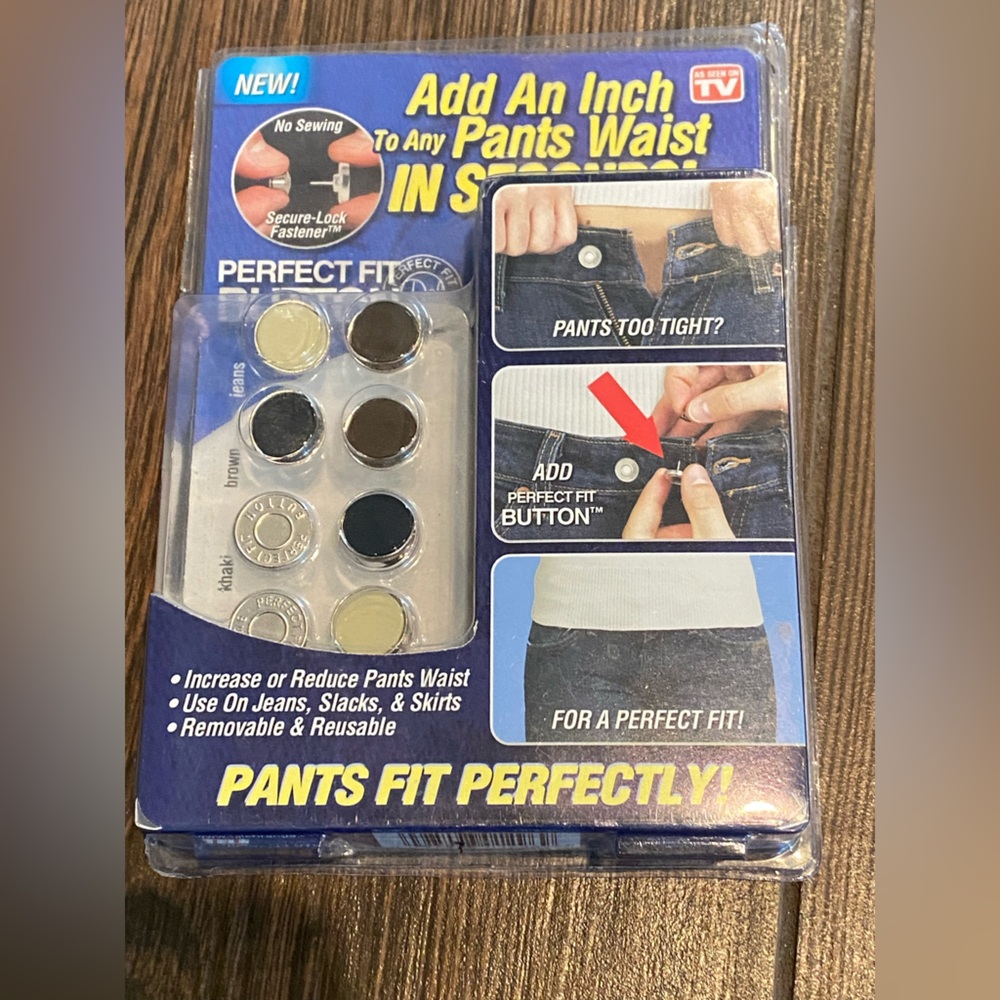 Perfect Fit Button As Seen on TV